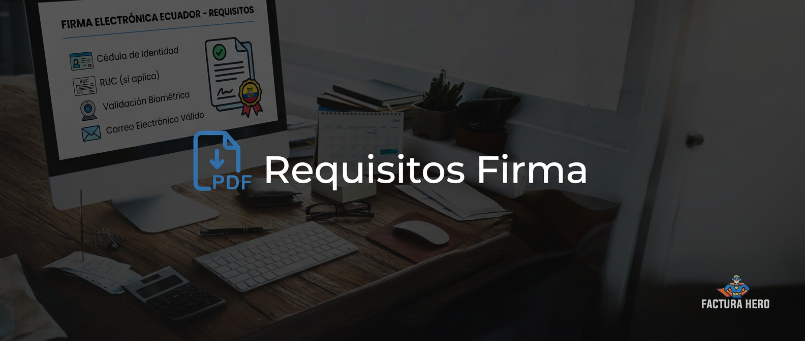 Requisitos Firma