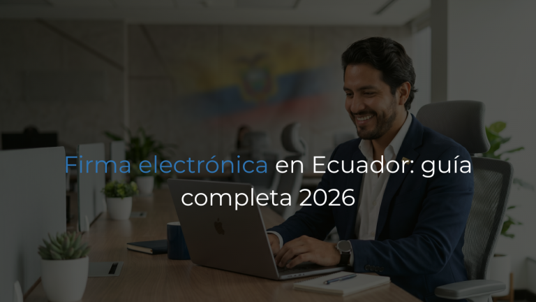 firma electrónica Ecuador