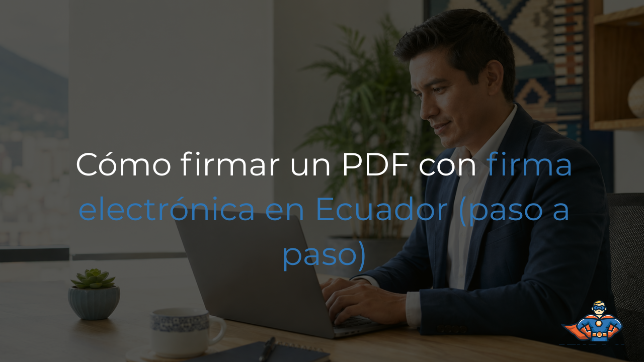 firmar pdf con firma electrónica